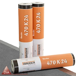 Bauder APP 470 k24.Bauder dakbedekking.App dakbedekking.470K24.dakrollen.Dakrenovatie.nieuw dak