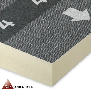 Pir afschotisolatie 110-130 mm.pir plaat.pir isolatie.isolatieplaat.dakisolatie.isolatie.Bauder.pir